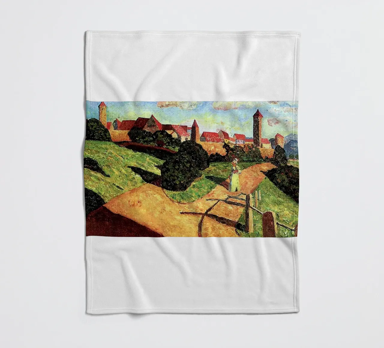 strada secondaria rurale coperta in pile da lara shop