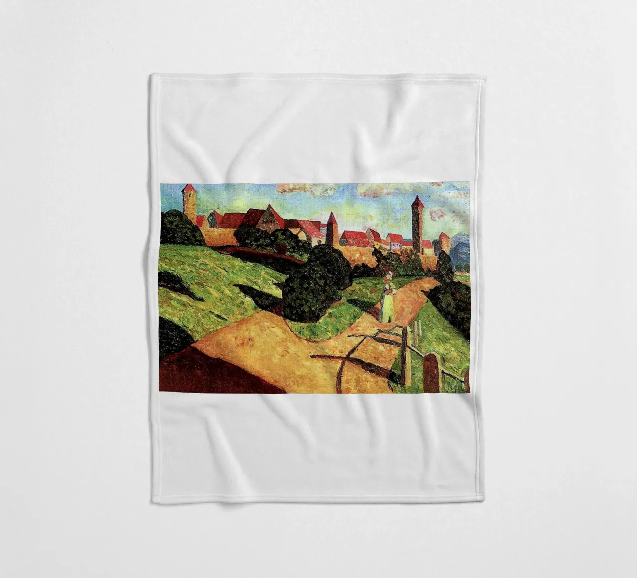 strada secondaria rurale coperta in pile da lara shop