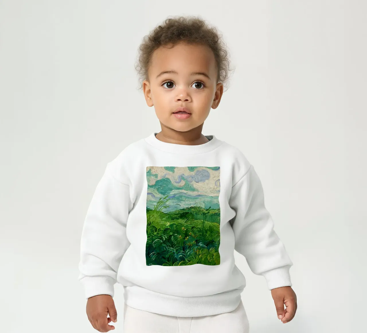 erba verde e fitta felpa neonato da cloud shop