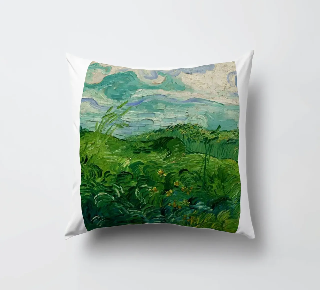 erba verde e fitta cuscino da cloud shop