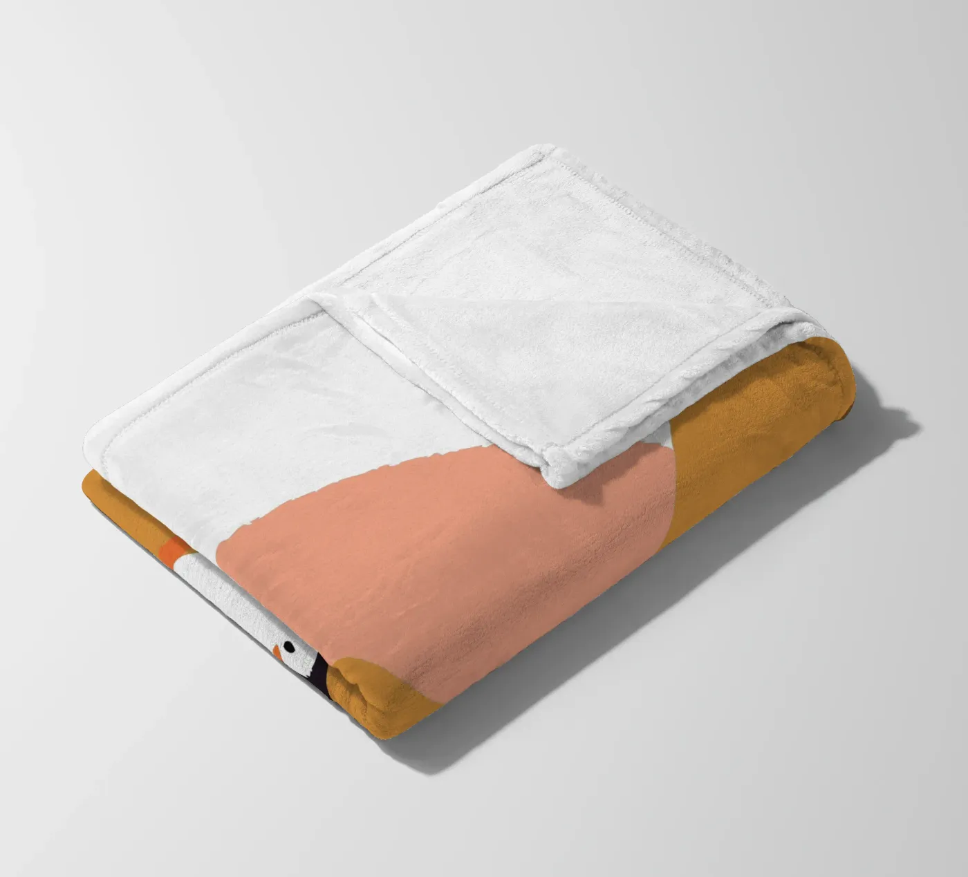 Fünf Pinguine Fleecedecke von TRENDY POSTER SHOP