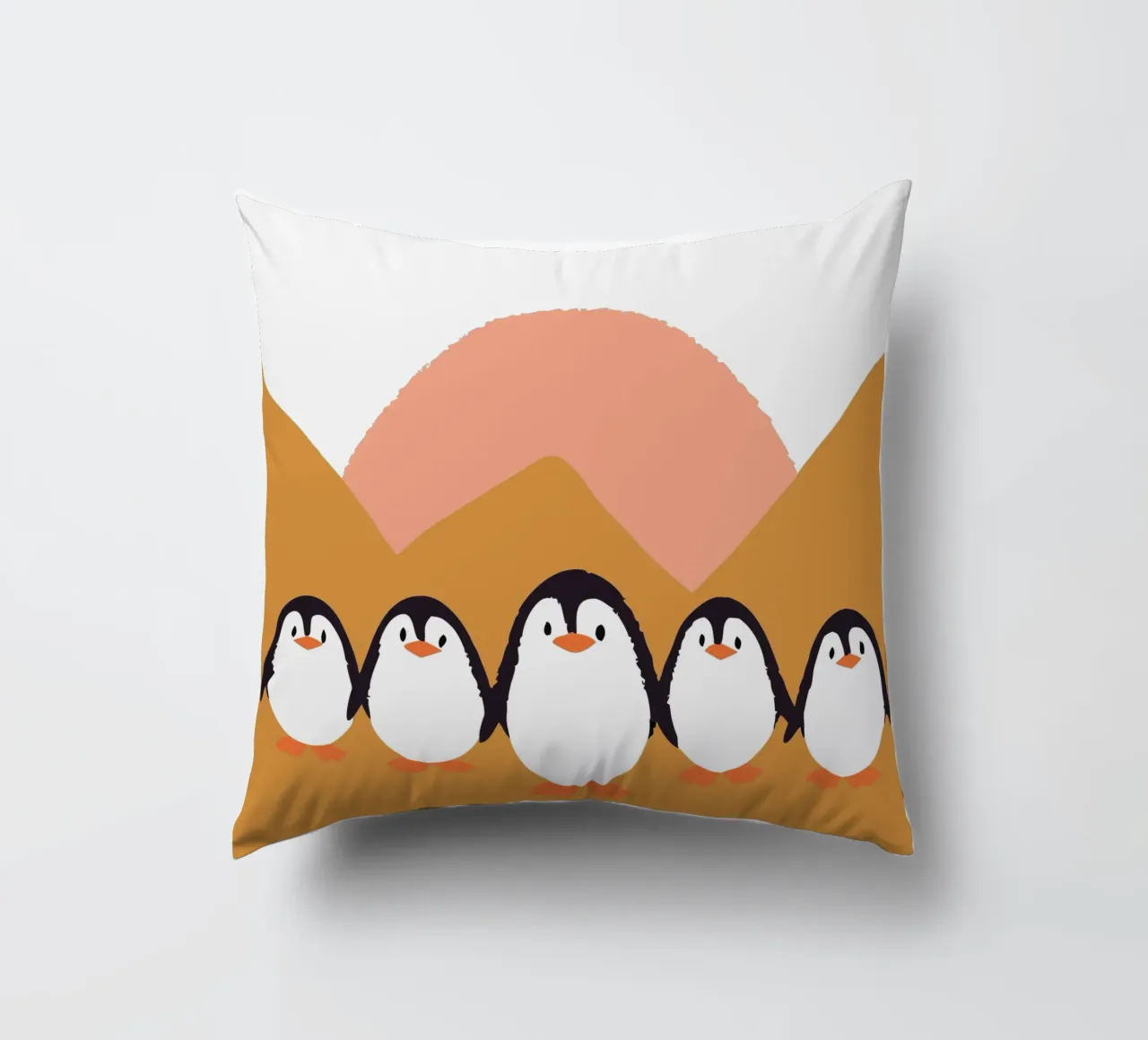 Cinque pinguini cuscino da TRENDY POSTER SHOP