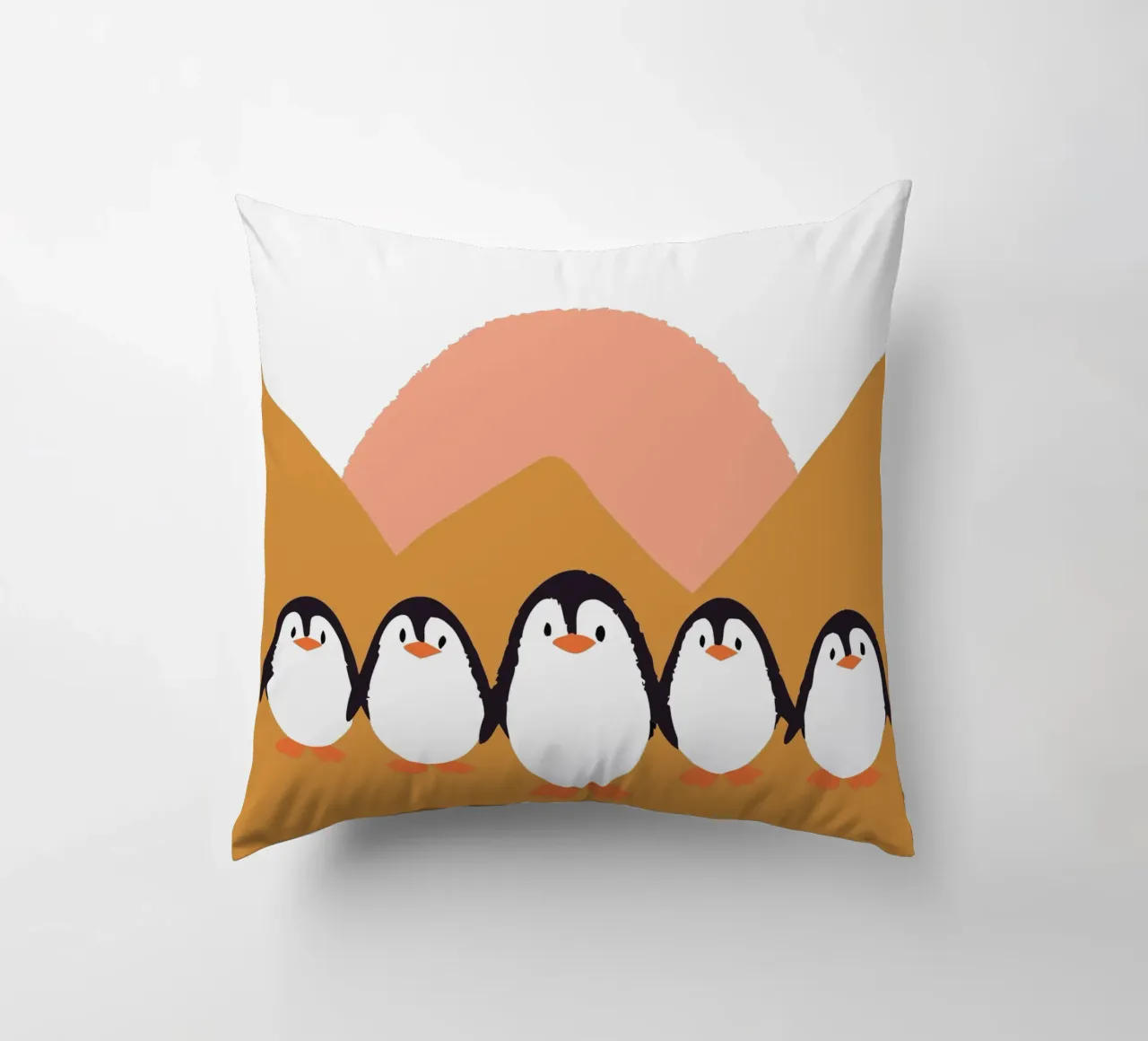 Cinque pinguini cuscino da TRENDY POSTER SHOP