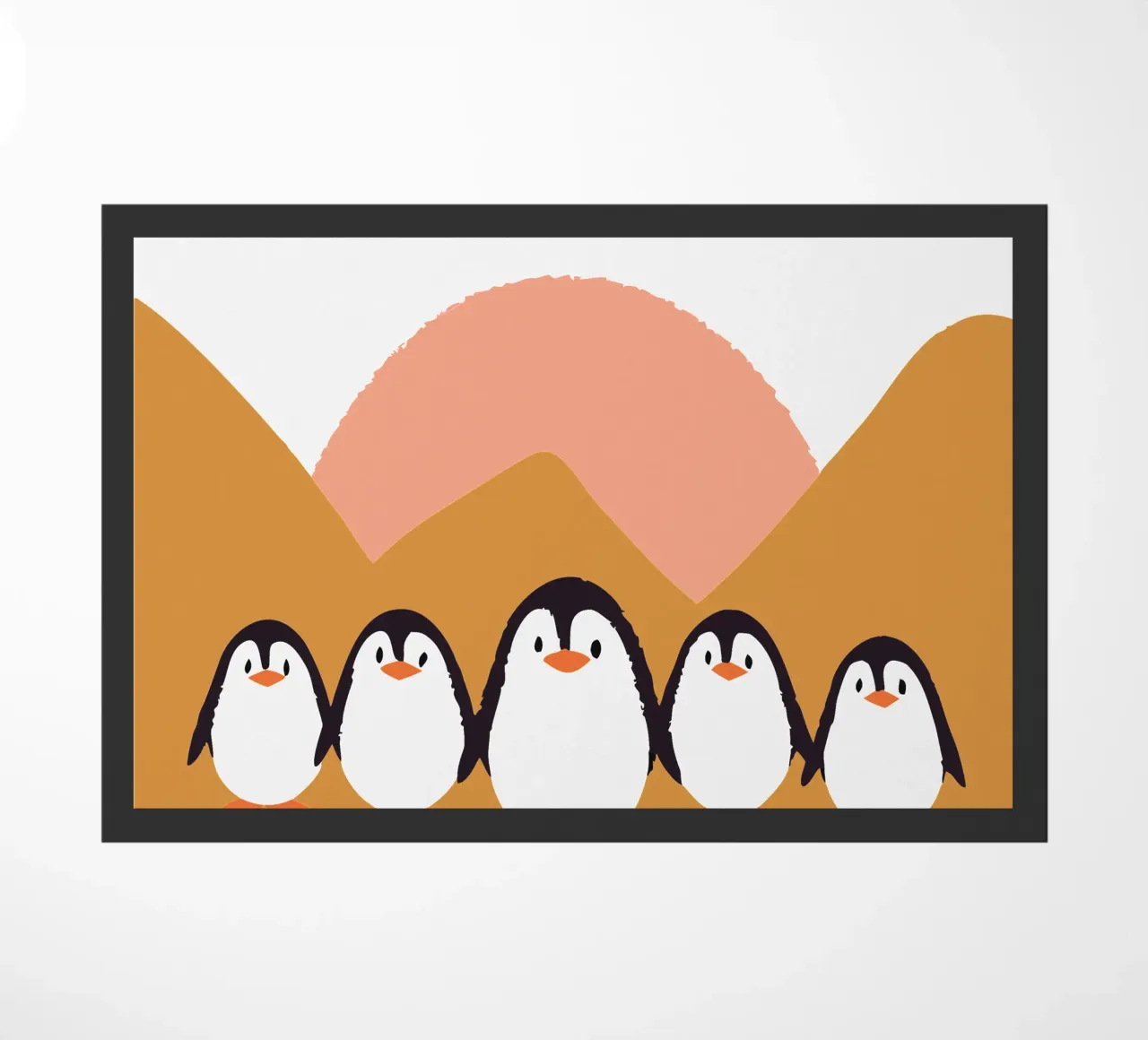 Cinque pinguini zerbino da TRENDY POSTER SHOP
