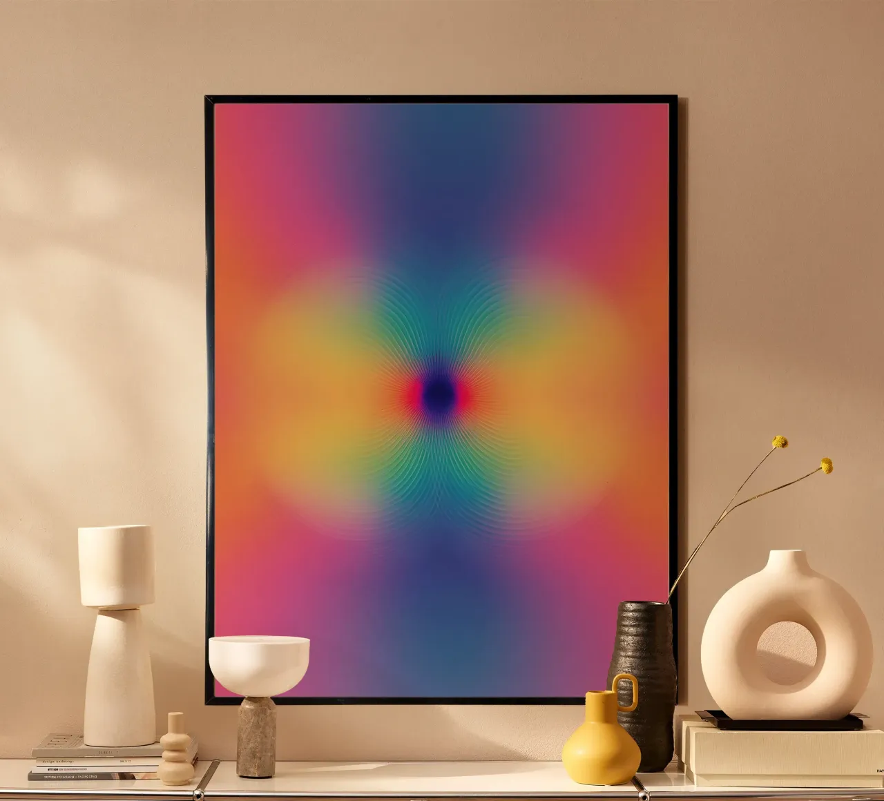 Farb-Resonanz | Psychedelische Meditation Hahnemühle von Autofocus