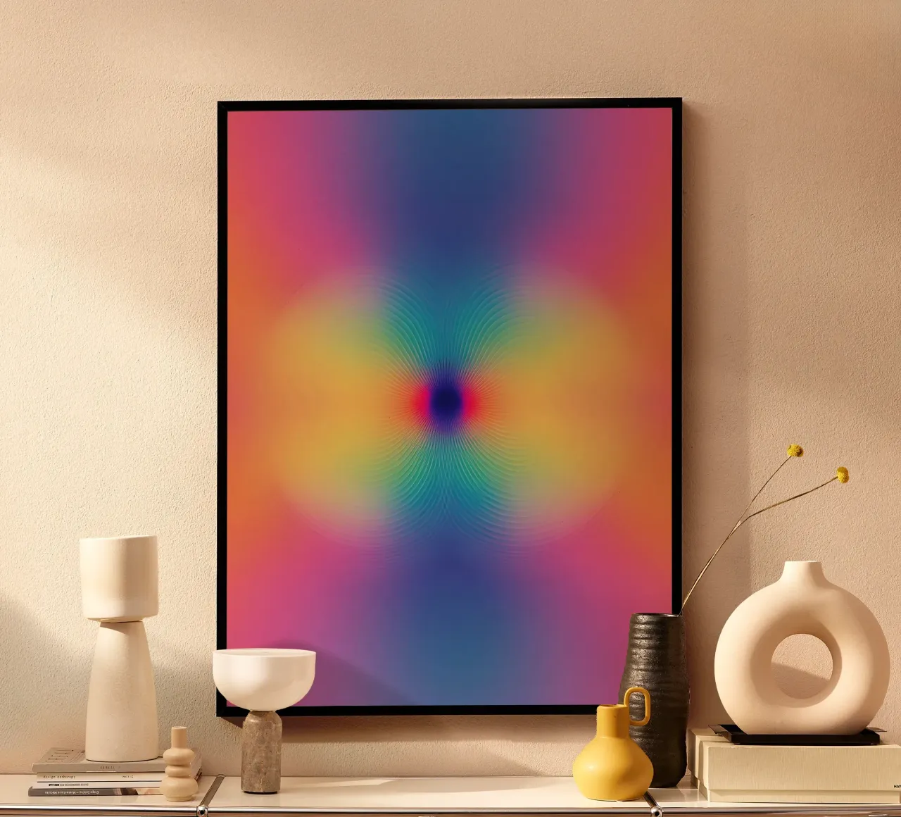 Farb-Resonanz | Psychedelische Meditation Hahnemühle von Autofocus