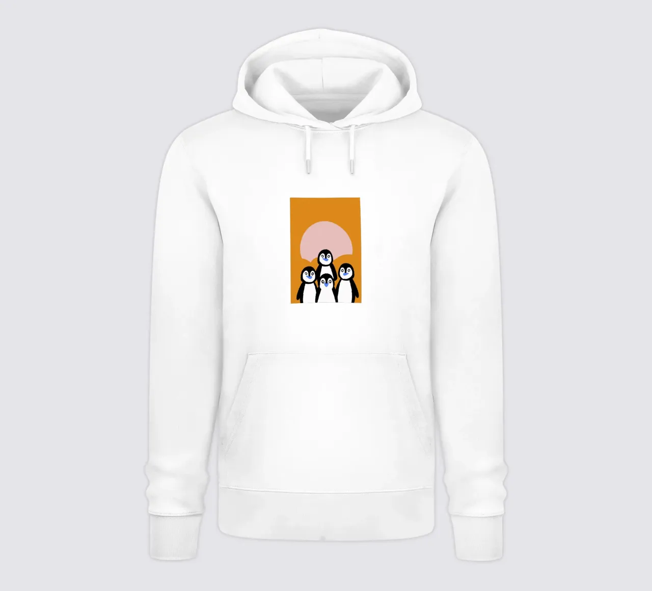 Quattro pinguini felpa con cappuccio da TRENDY POSTER SHOP