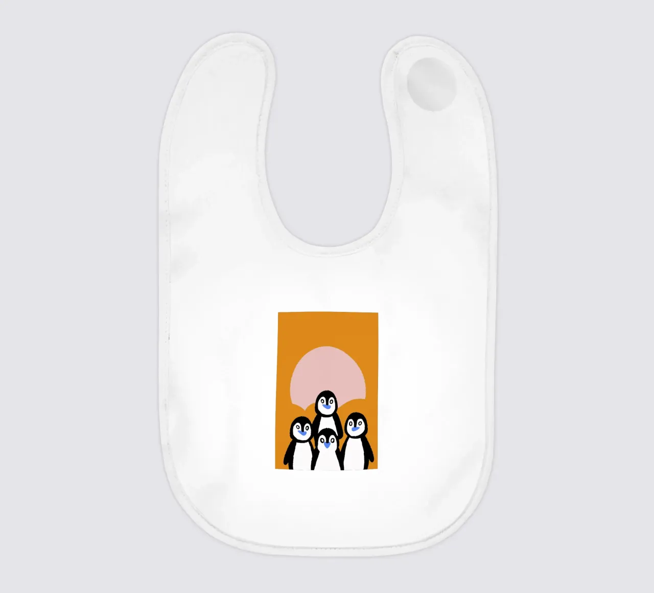 Quattro pinguini bavaglino da TRENDY POSTER SHOP