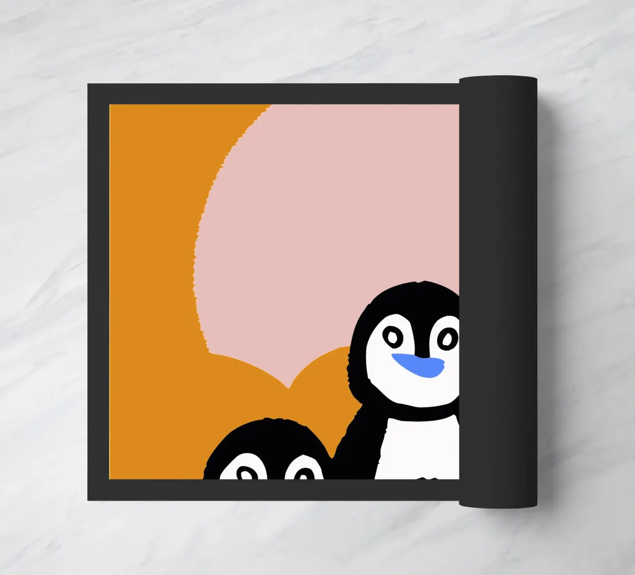 Quattro pinguini zerbino da TRENDY POSTER SHOP