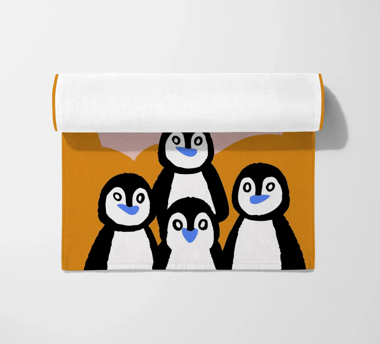 Quattro pinguini telo mare da TRENDY POSTER SHOP