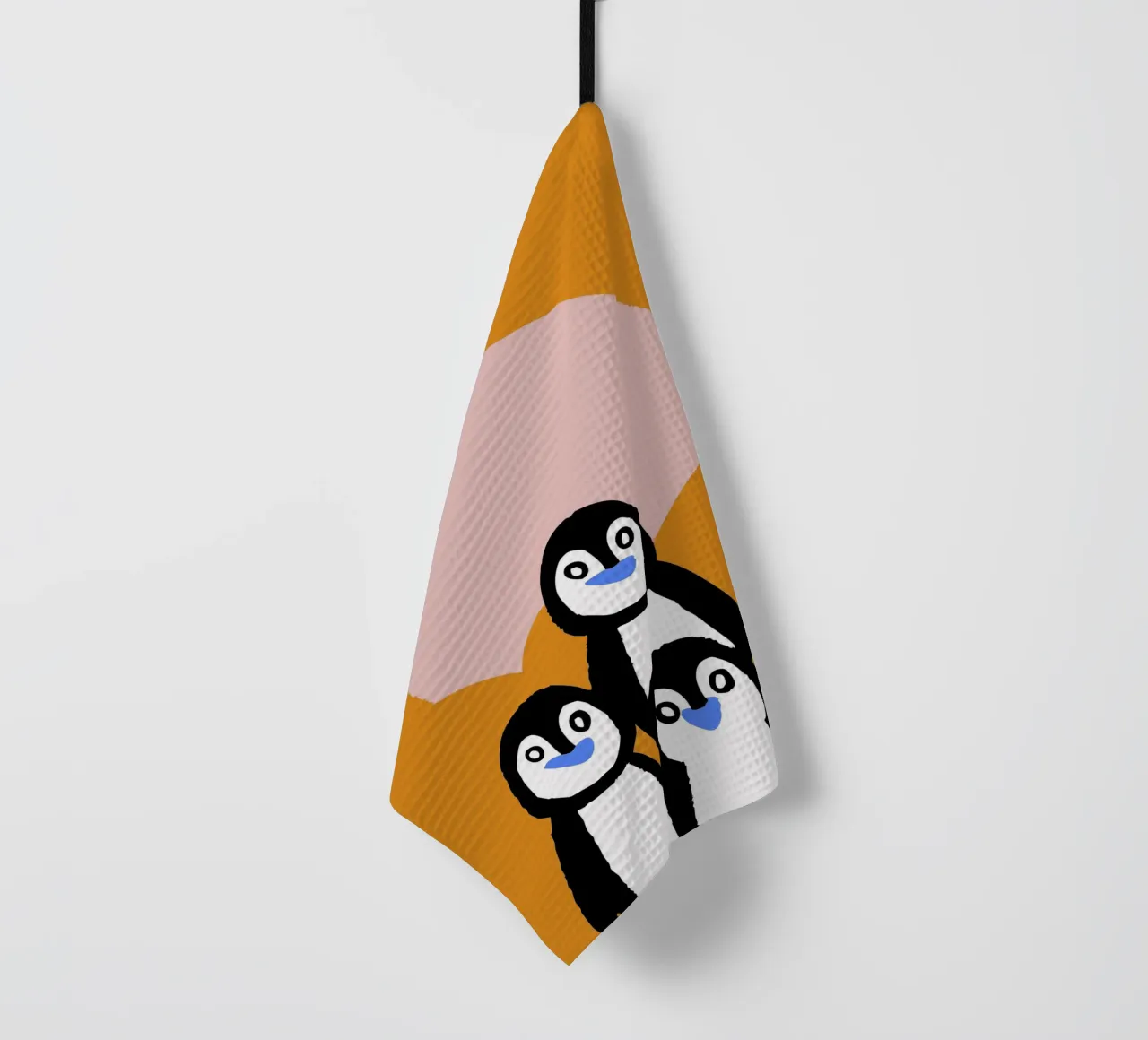 Quattro pinguini canovaccio da cucina da TRENDY POSTER SHOP