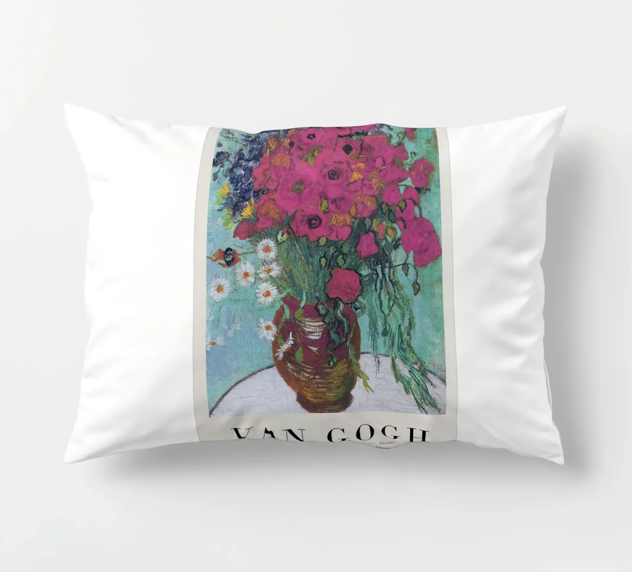 vaso fiori rosa arredo interno cuscino da cloud shop