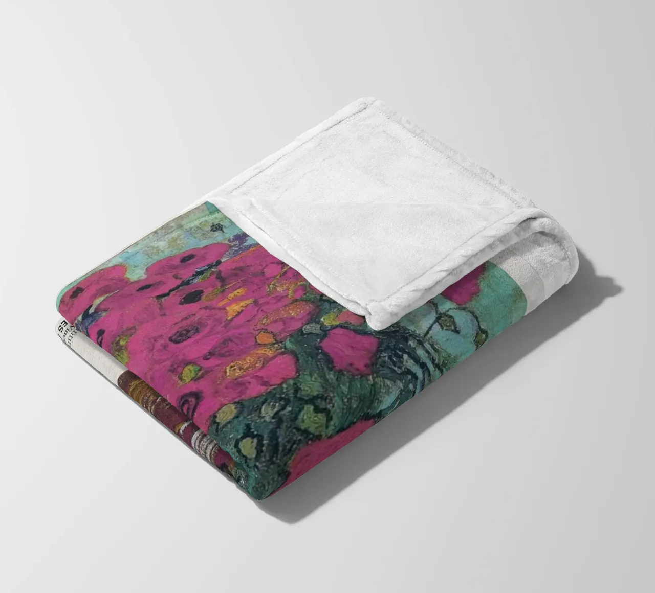 vaso fiori rosa arredo interno coperta in pile da cloud shop