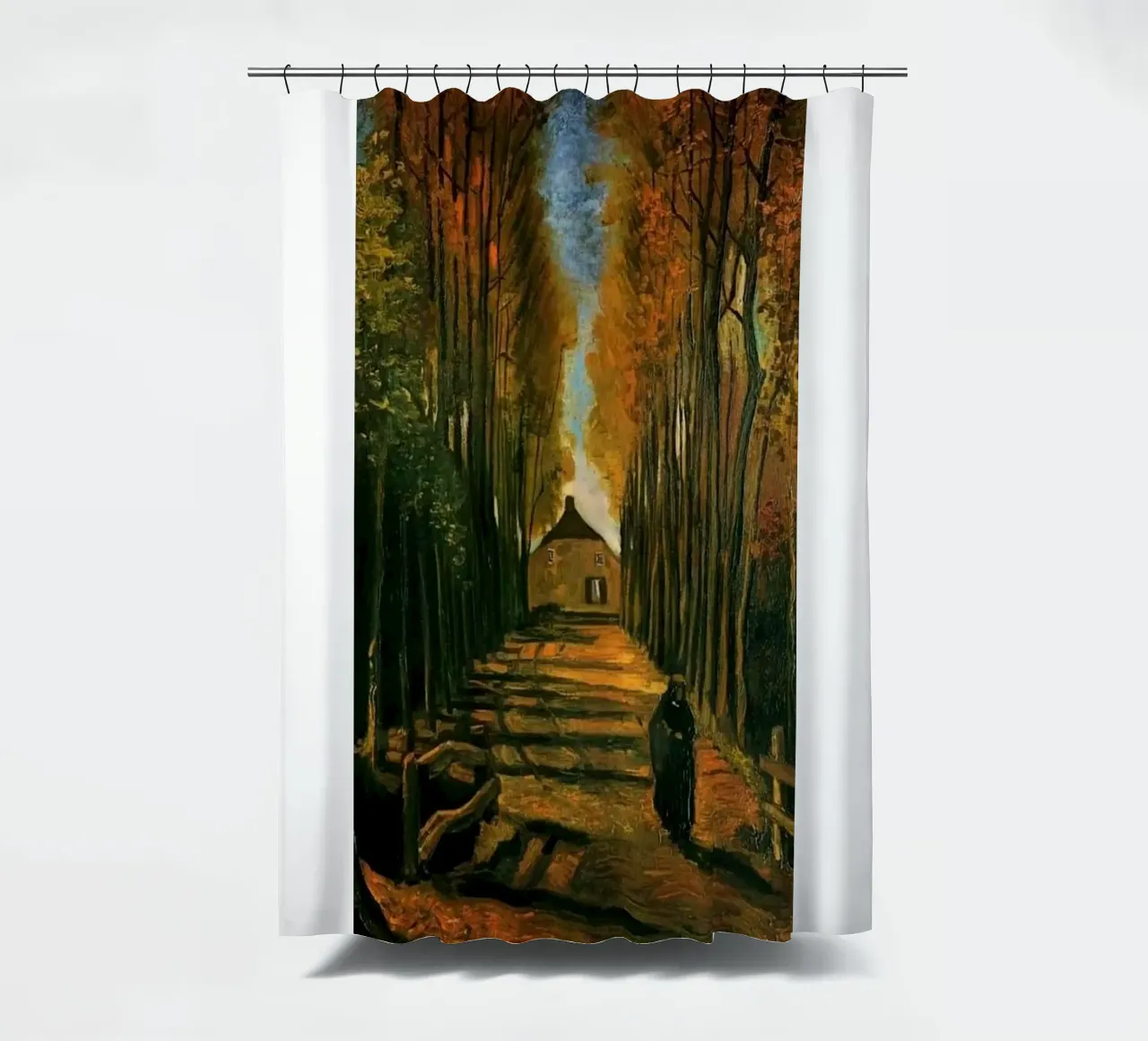 sunshine in a country house shower curtain by cloud shop