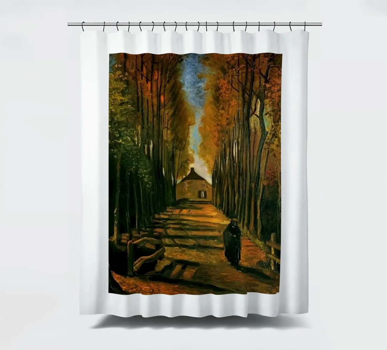 sunshine in a country house shower curtain by cloud shop