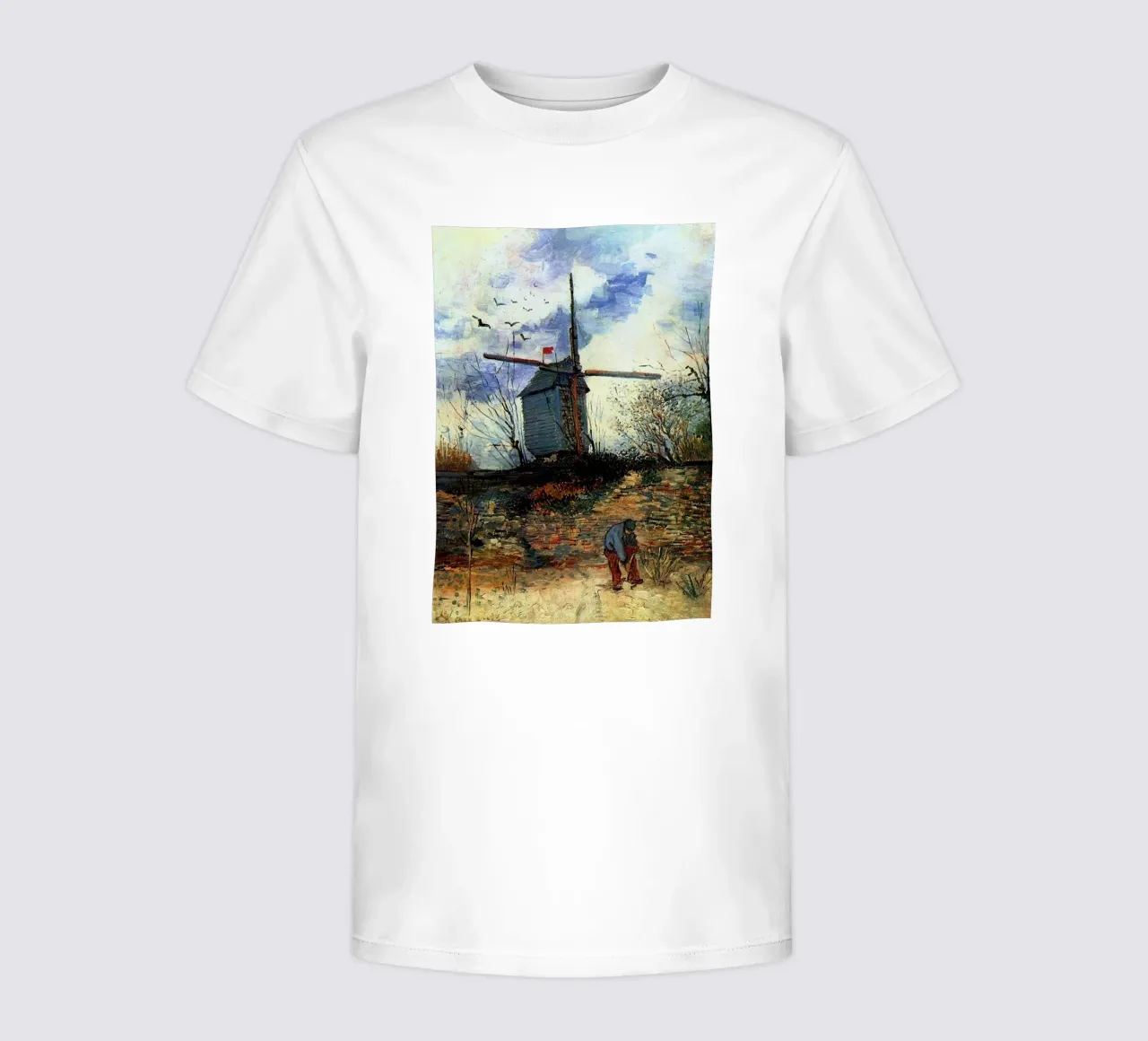 windmill vegetation structure kids t-shirt by cloud shop
