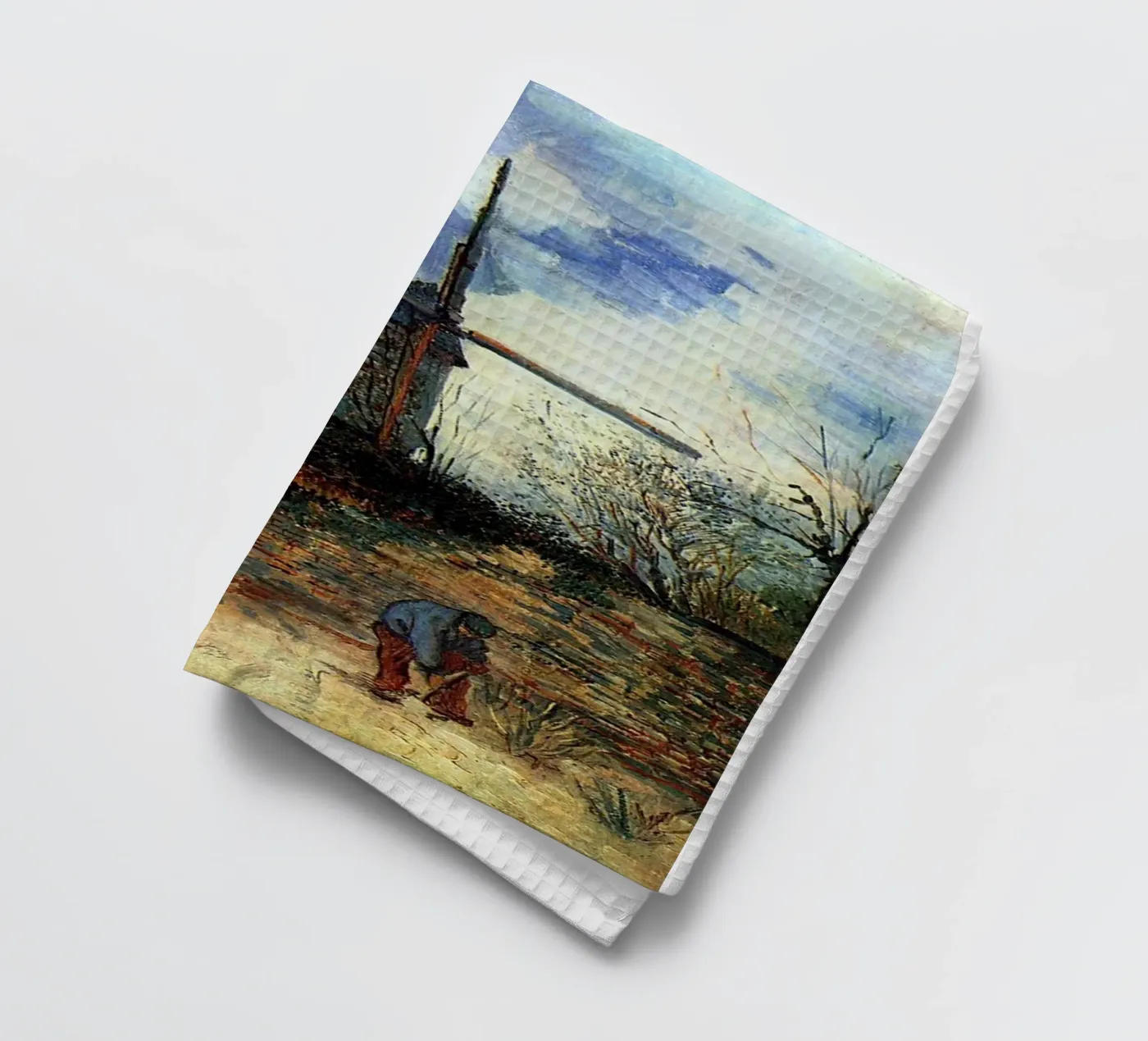 windmill vegetation structure Geschirrtuch von cloud shop