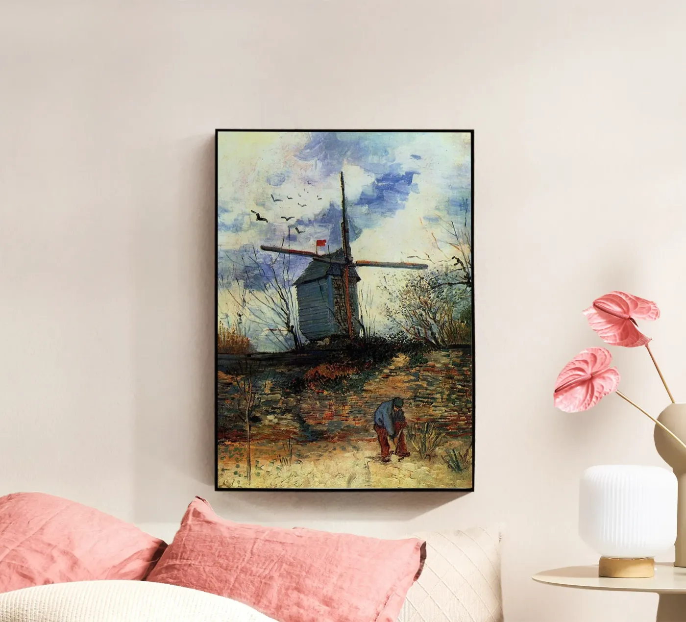 windmill vegetation structure Acryl-Glas von cloud shop