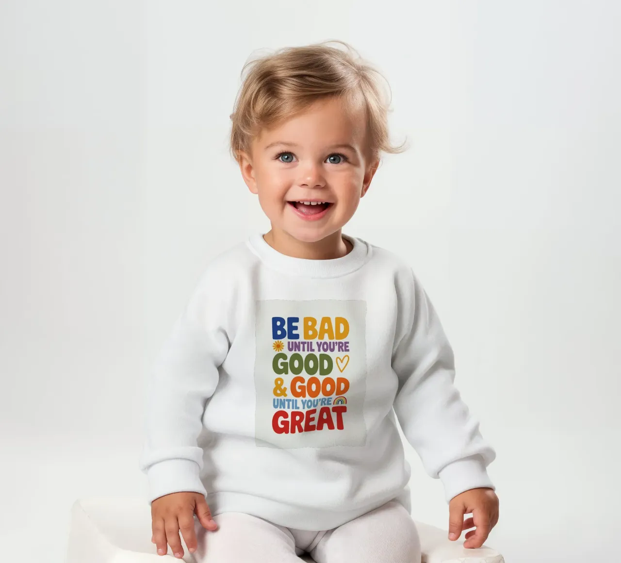 BE GOOD felpa neonato da Klitzeklein