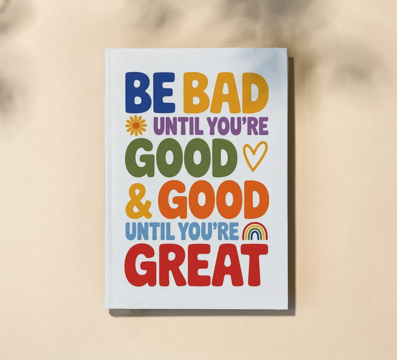 BE GOOD notebook by Klitzeklein