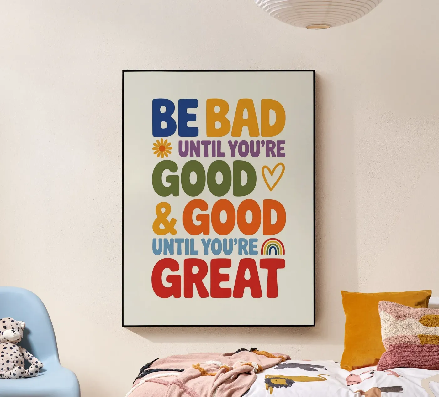 BE GOOD acryl van Klitzeklein