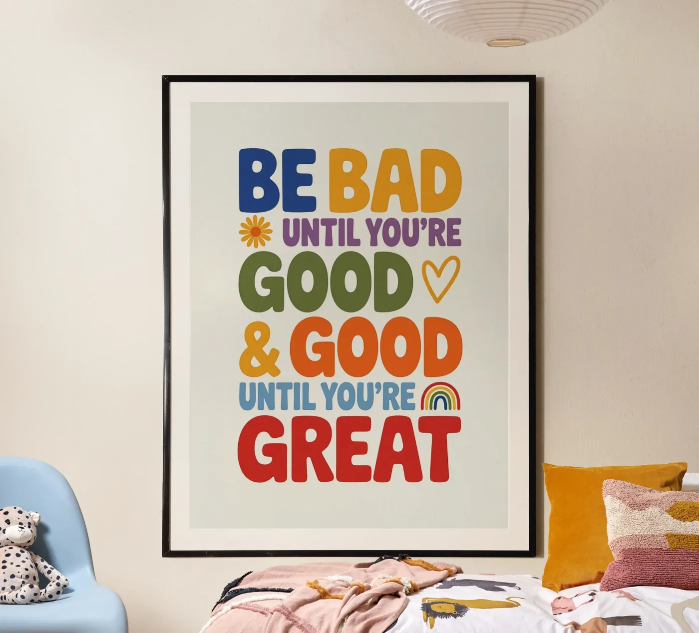 BE GOOD poster by Klitzeklein