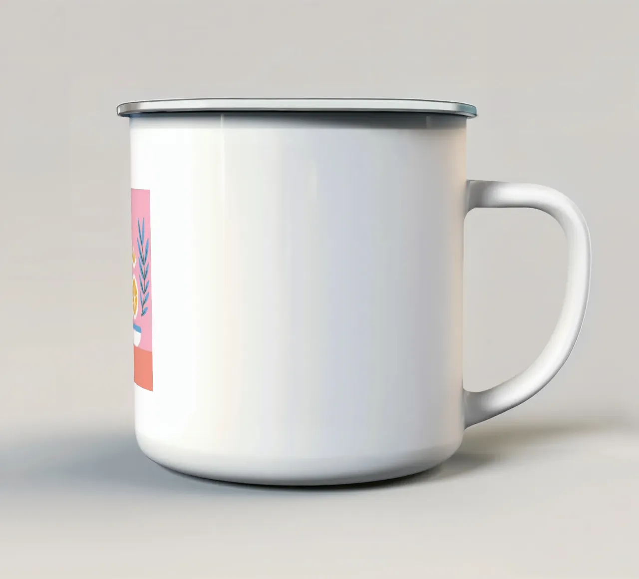 Frutta al limone tazza in smalto da TRENDY POSTER SHOP