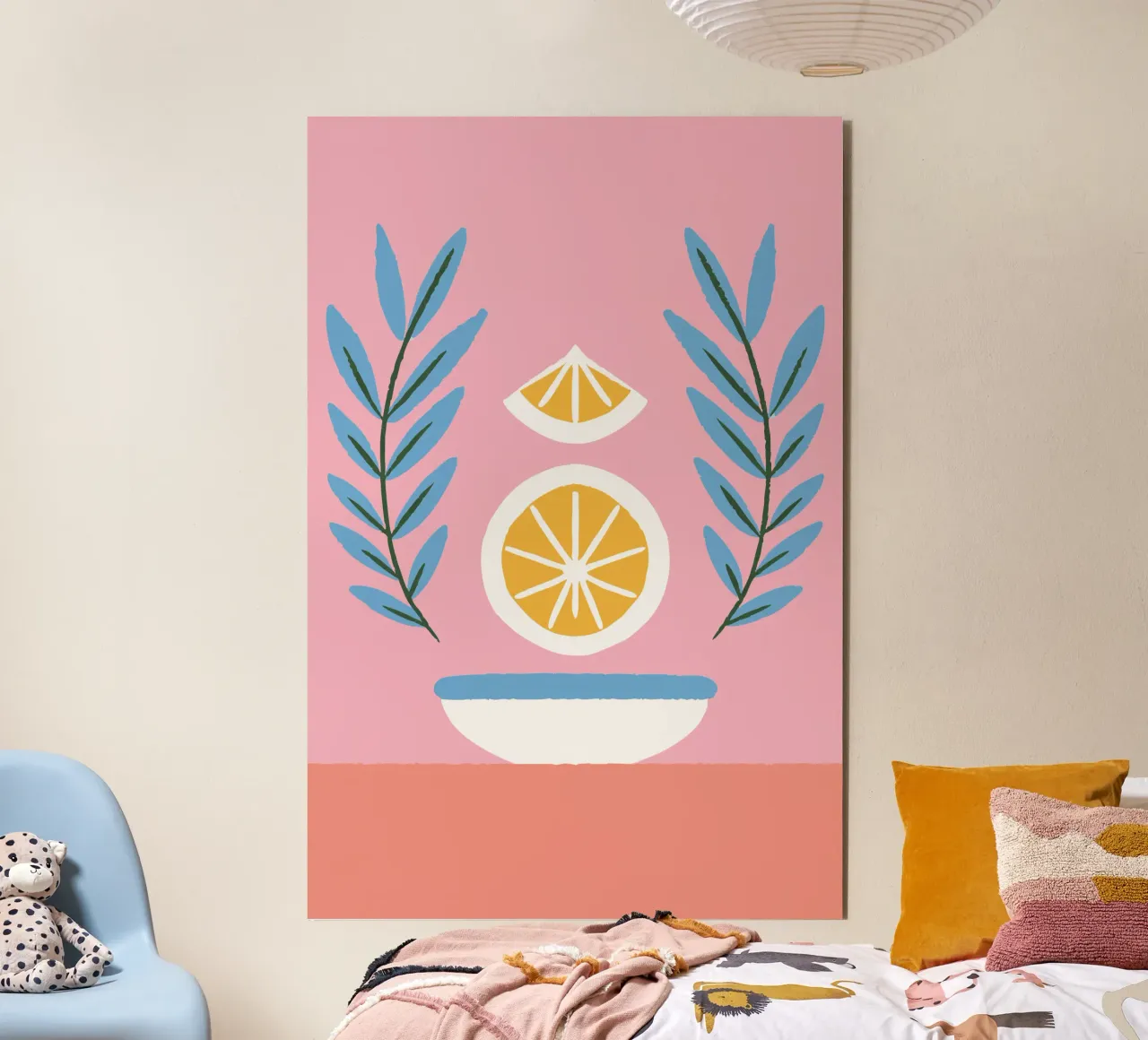 Frutta al limone alluminio dibond da TRENDY POSTER SHOP