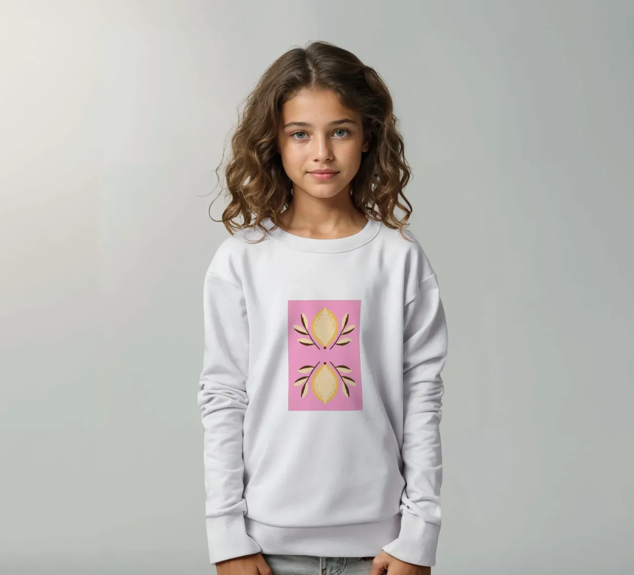 Frutta al limone felpa bambino da TRENDY POSTER SHOP