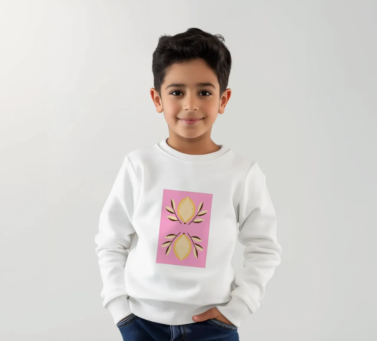 Frutta al limone felpa bambino da TRENDY POSTER SHOP