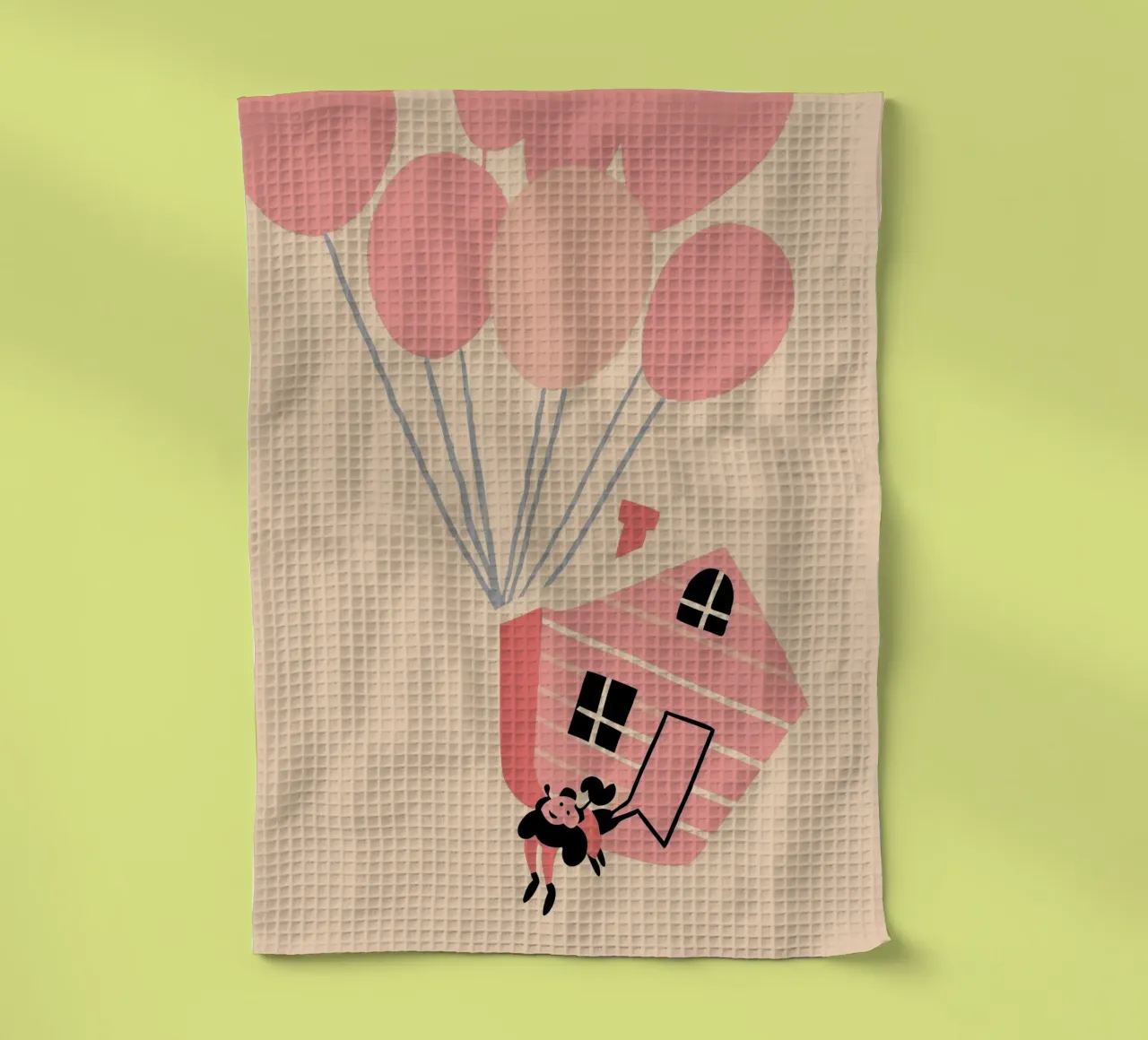 Casa volante con palloncini canovaccio da cucina da TRENDY POSTER SHOP