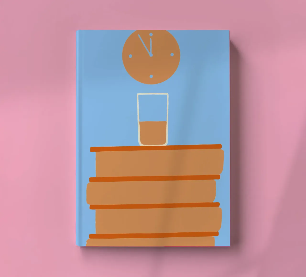 Glass on the Book notebook by TRENDY POSTER SHOP
