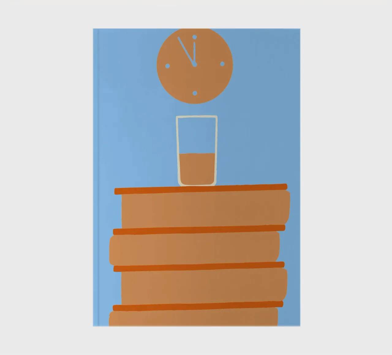Glass on the Book notebook by TRENDY POSTER SHOP