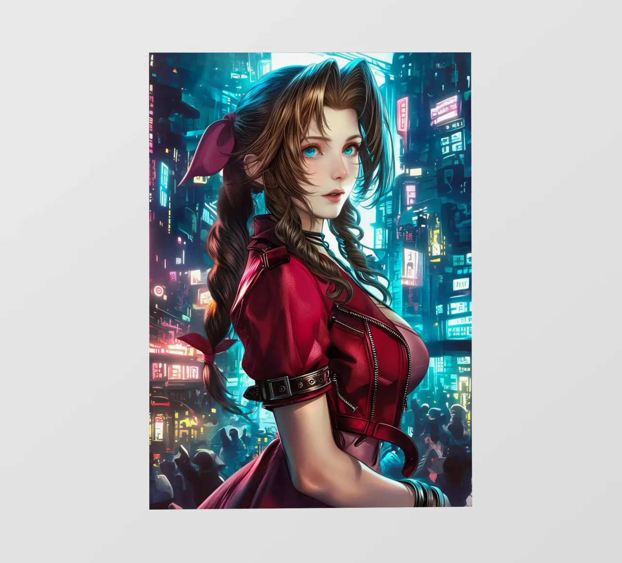 Aerith Gainsborough Final Fantasy FFVII telo in pvc da Fleur de Lys