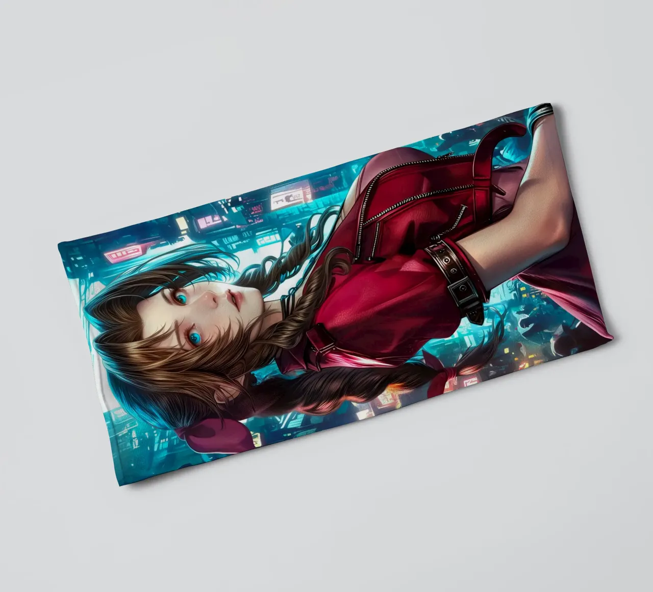 Aerith Gainsborough Final Fantasy FFVII Handtuch von Fleur de Lys