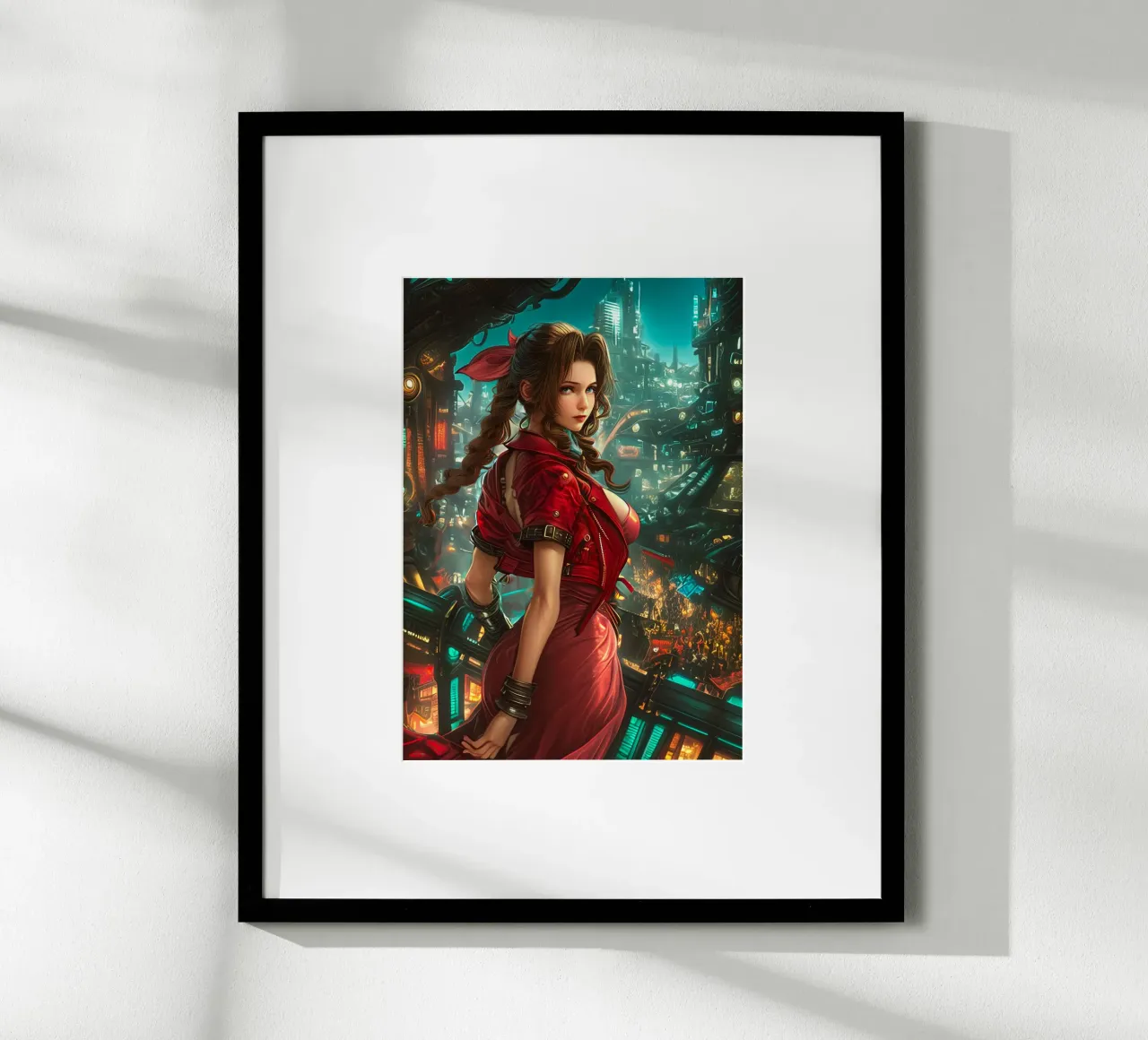Aerith Gainsborough Final Fantasy FFVII poster da Fleur de Lys