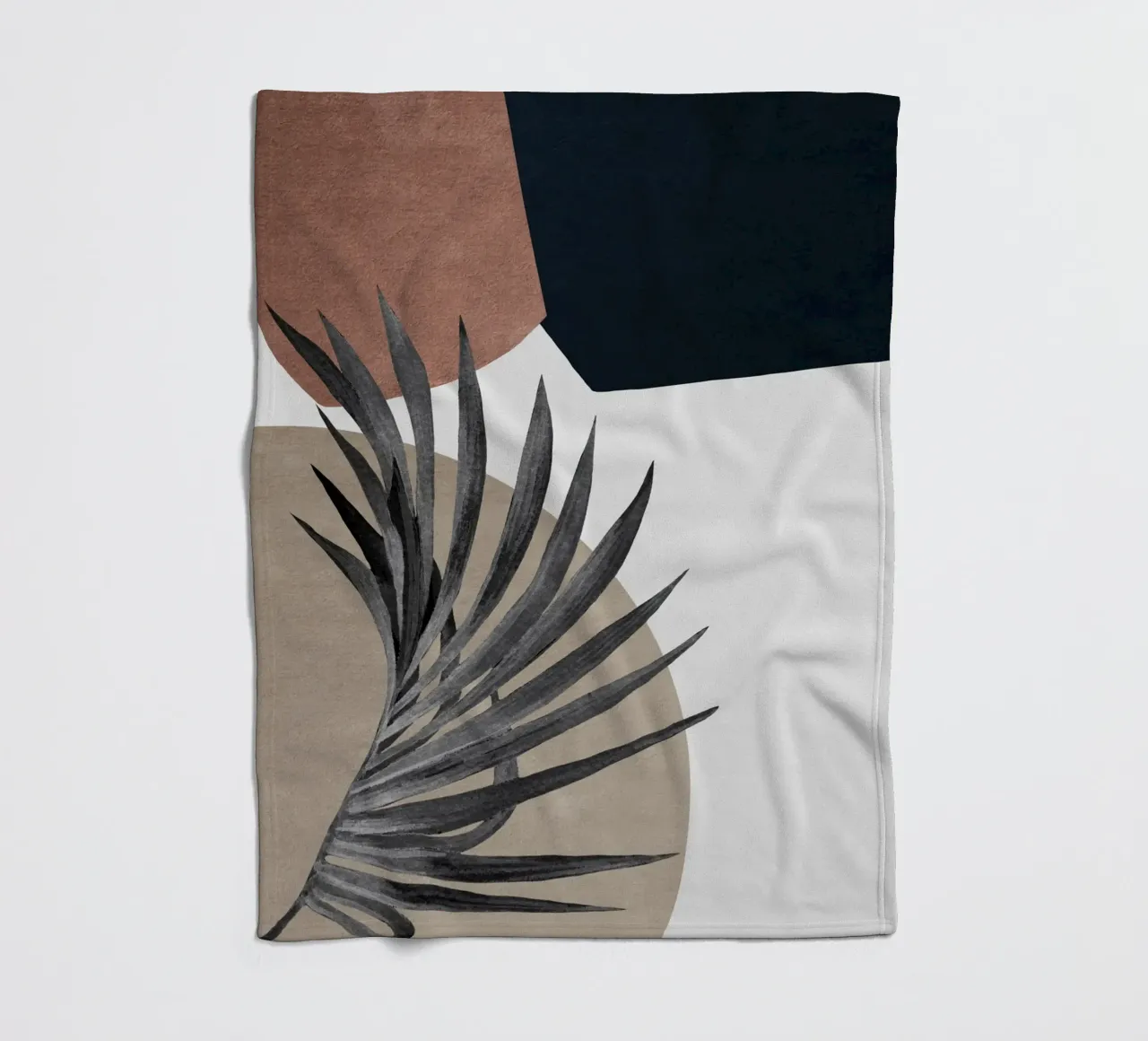 abstract boho art coperta in pile da vintageshop