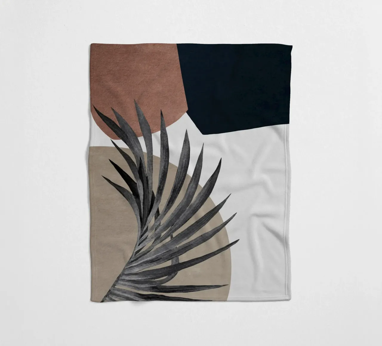 abstract boho art coperta in pile da vintageshop