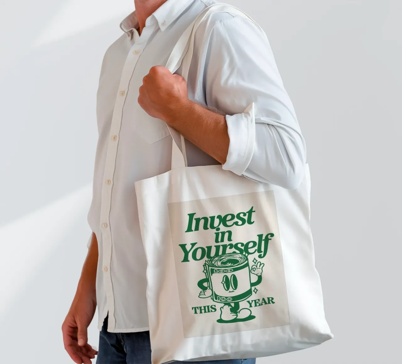 invest in yourself tote bag by art quots shop