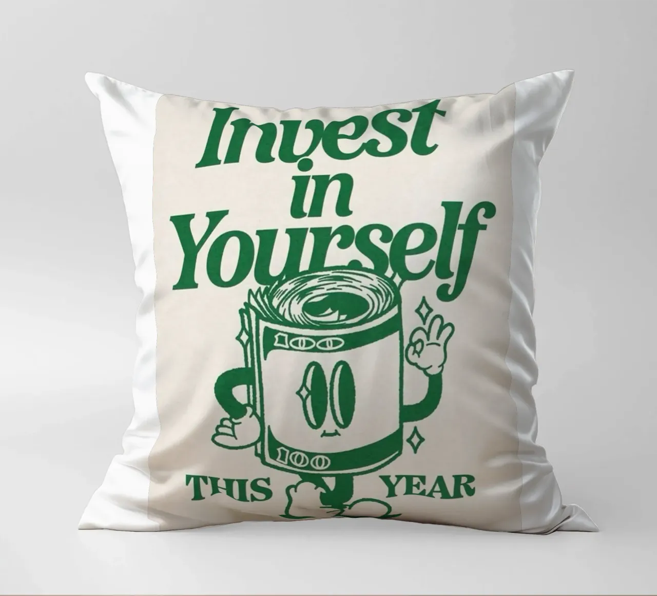 investite in voi stessi cuscino da art quots shop