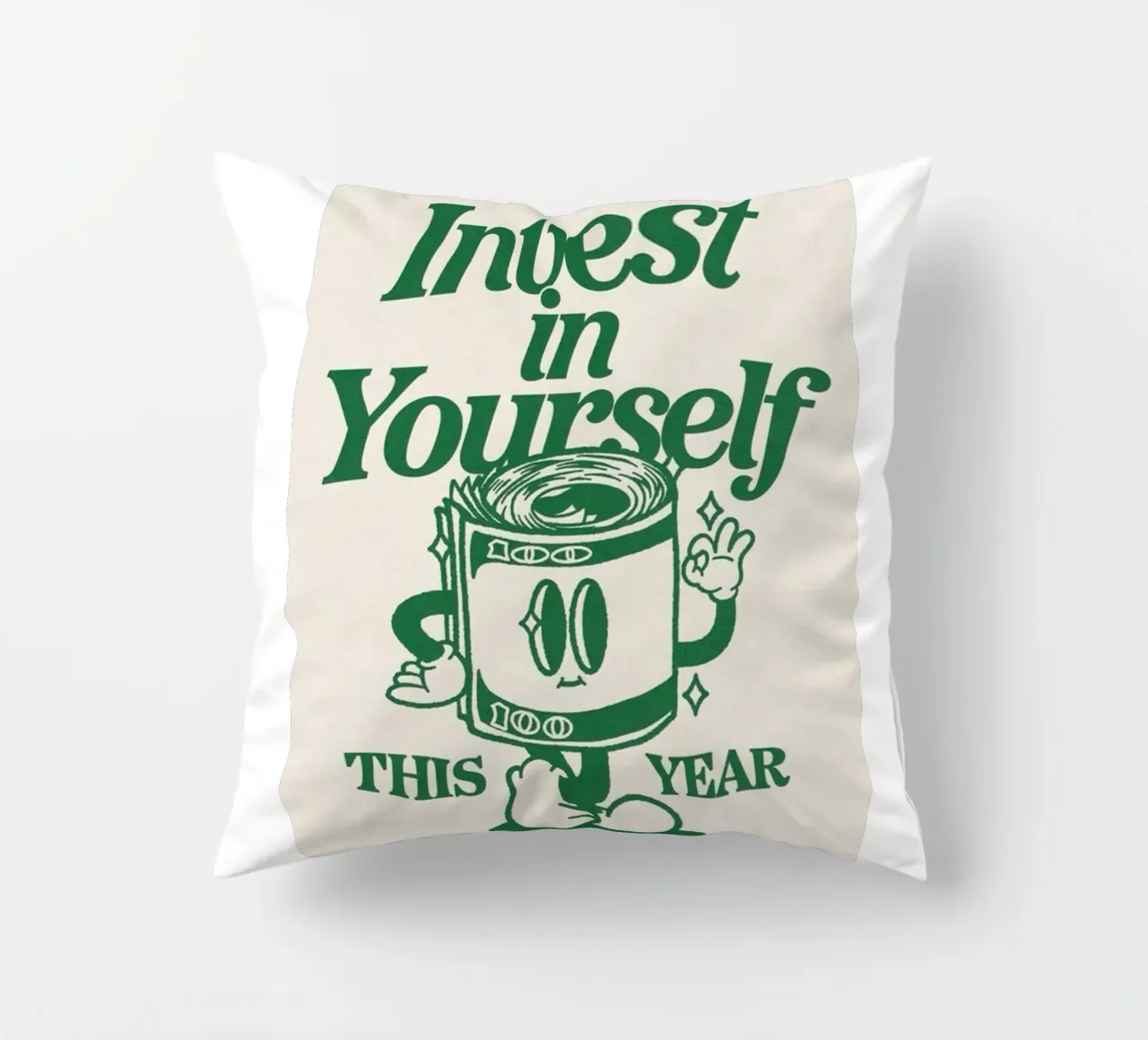 investite in voi stessi cuscino da art quots shop