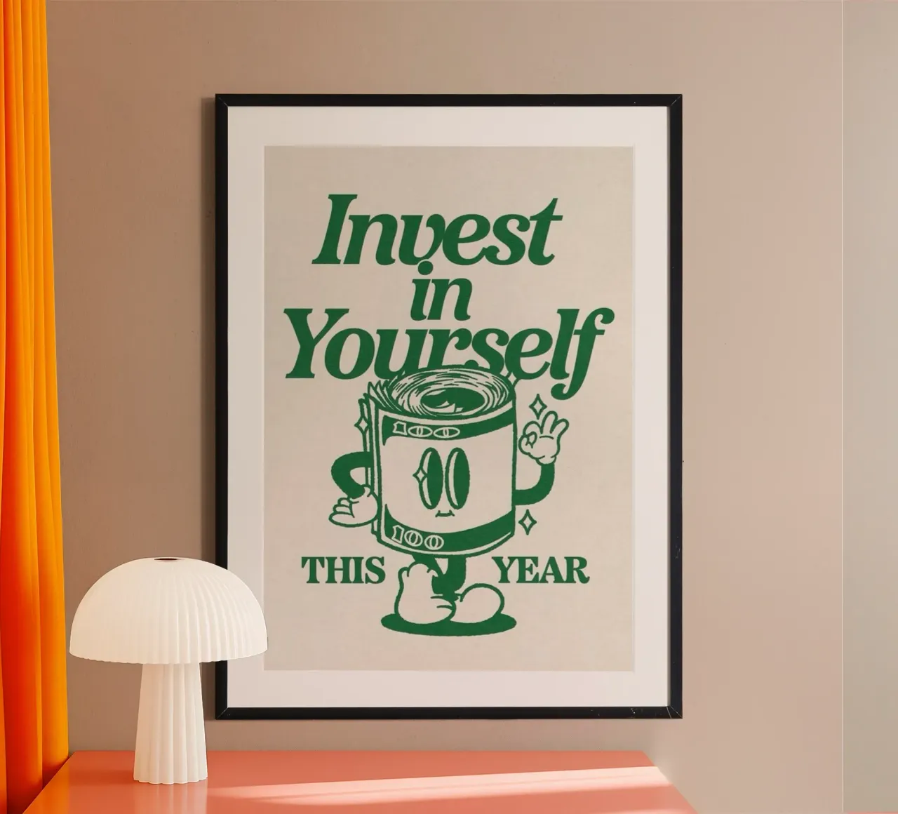 investite in voi stessi poster con telaio in alluminio da art quots shop
