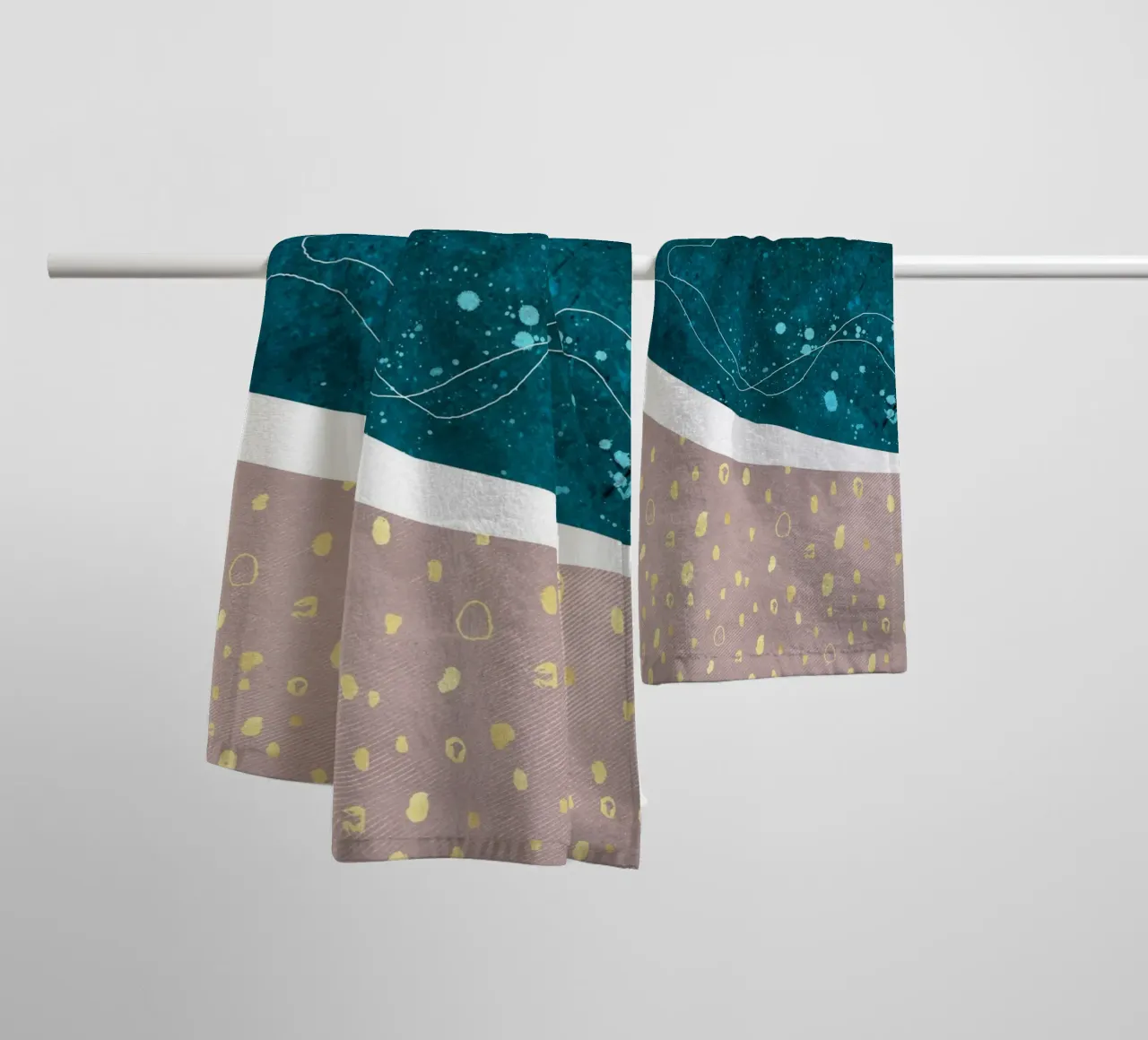 abstract sea art asciugamano da bagno da vintageshop