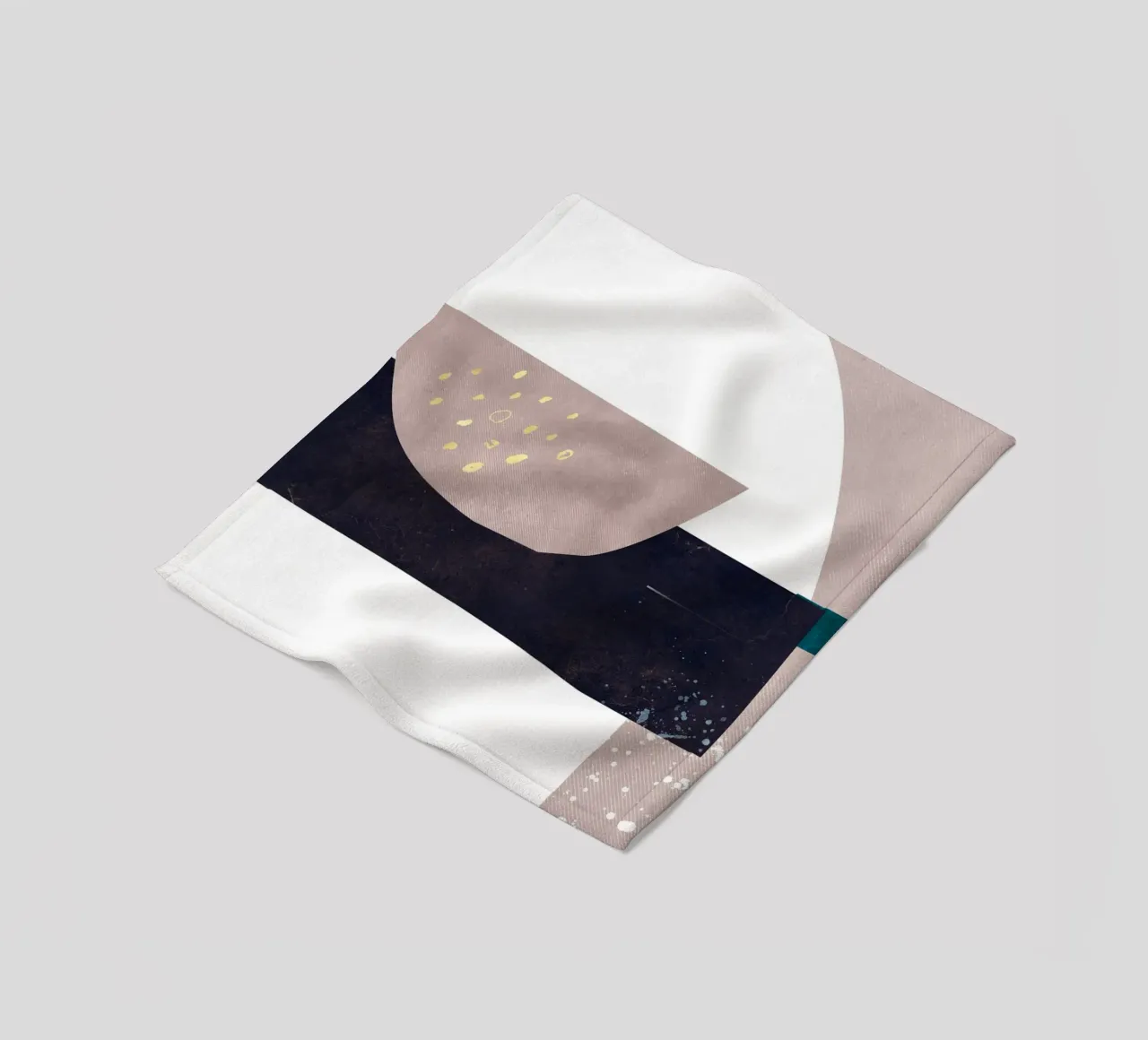 abstract art buildings coperta in pile da vintageshop