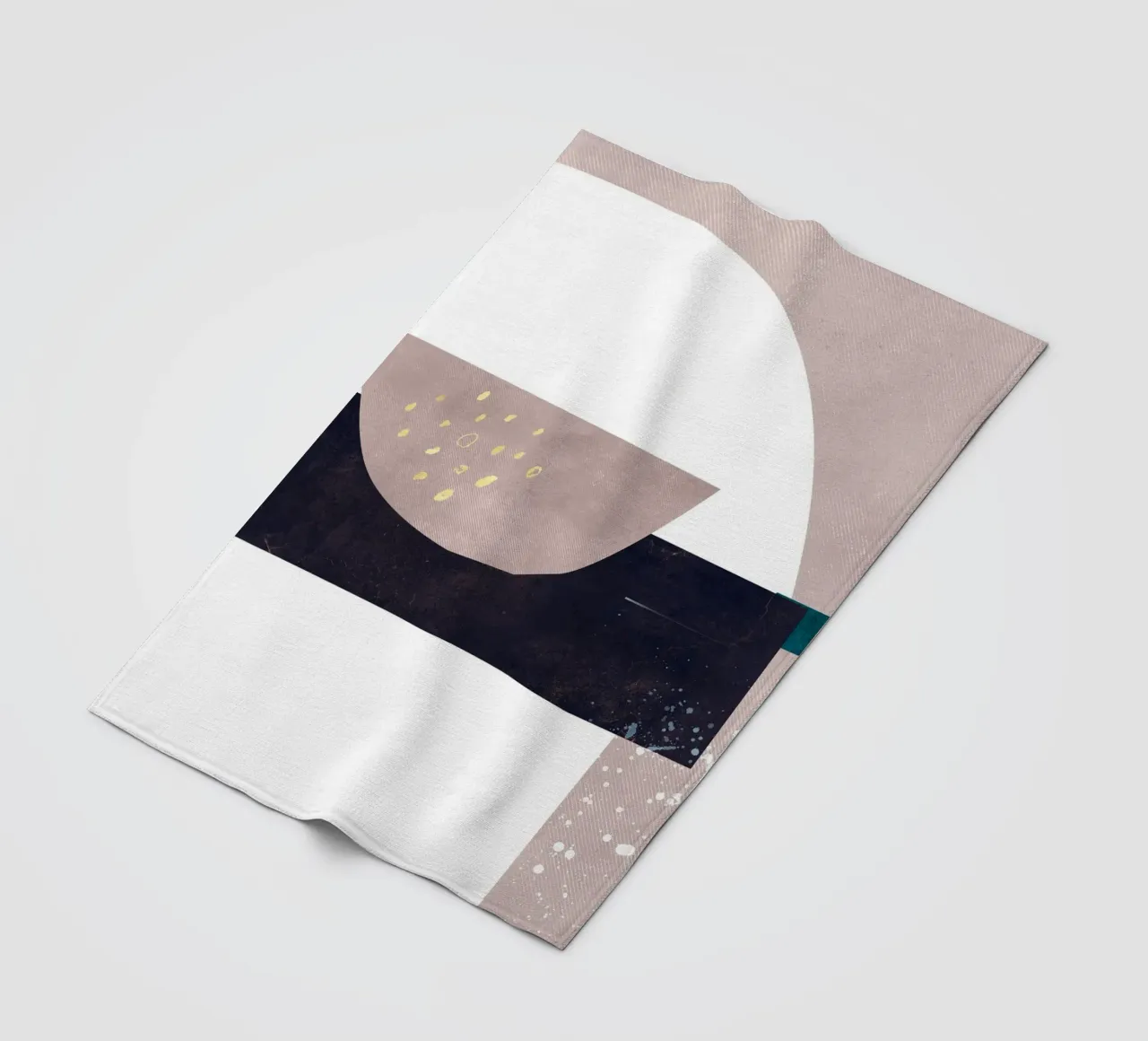 abstract art buildings coperta in pile da vintageshop