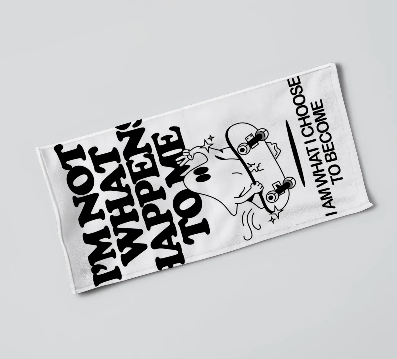 i'm not what happens towel by art quots shop