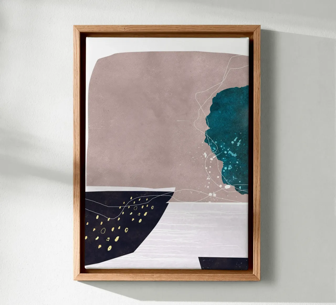 abstract art emotions tela con Cornice a cassetta da vintageshop