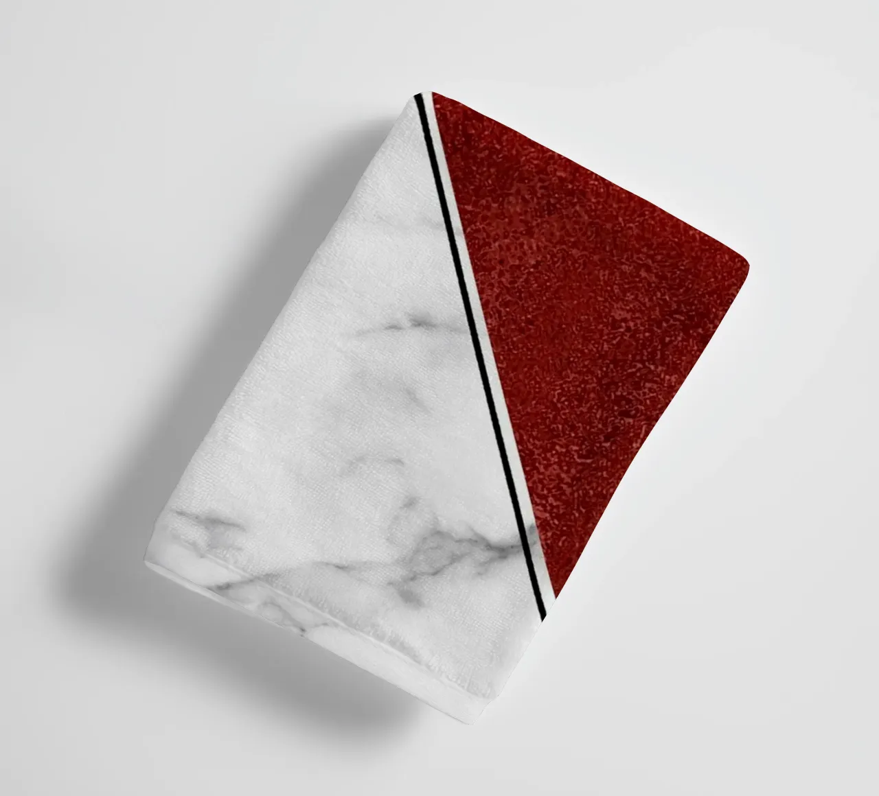 abstract art geometric triangles asciugamano da bagno da vintageshop