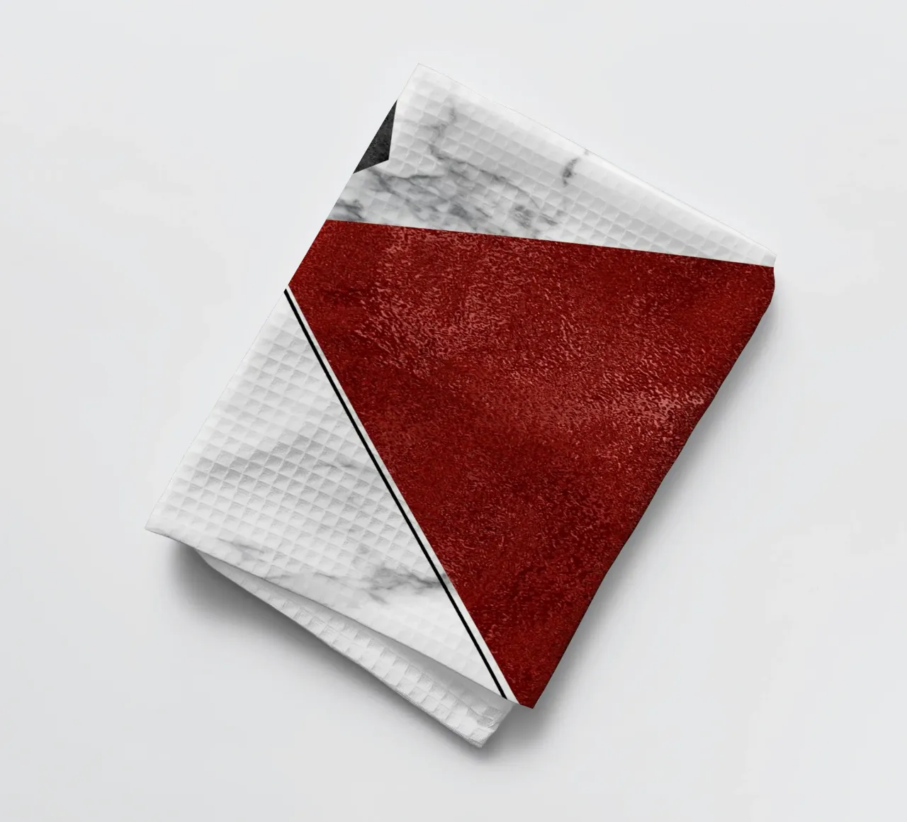 abstract art geometric triangles canovaccio da cucina da vintageshop