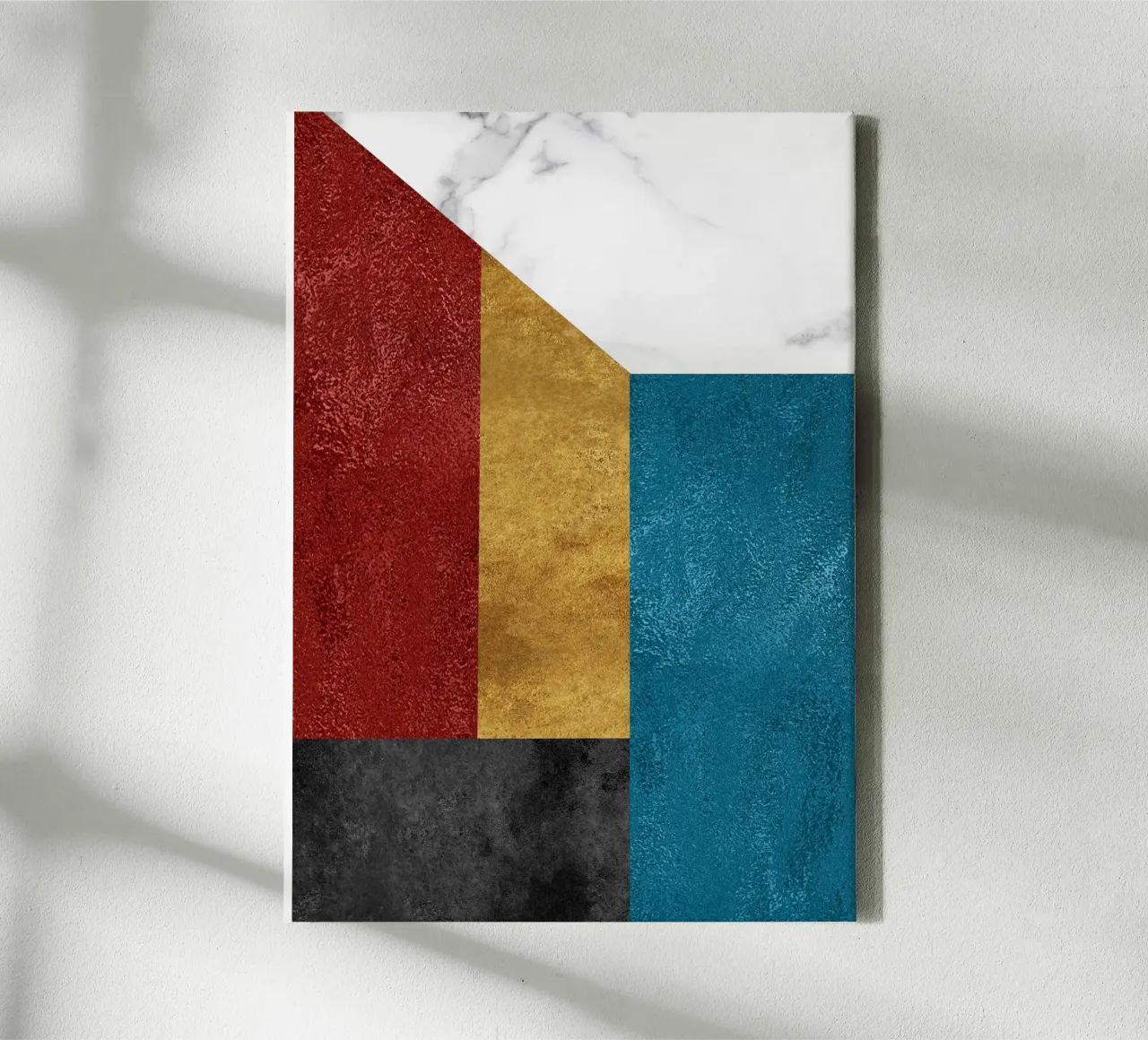 abstract art geometric squares tela da vintageshop